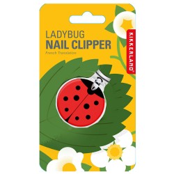 Mantén tus uñas cortas con este pequeño cortaúñas con forma de mariquita. Su diseño fácil de sostener facilita el cuidado. Inclu