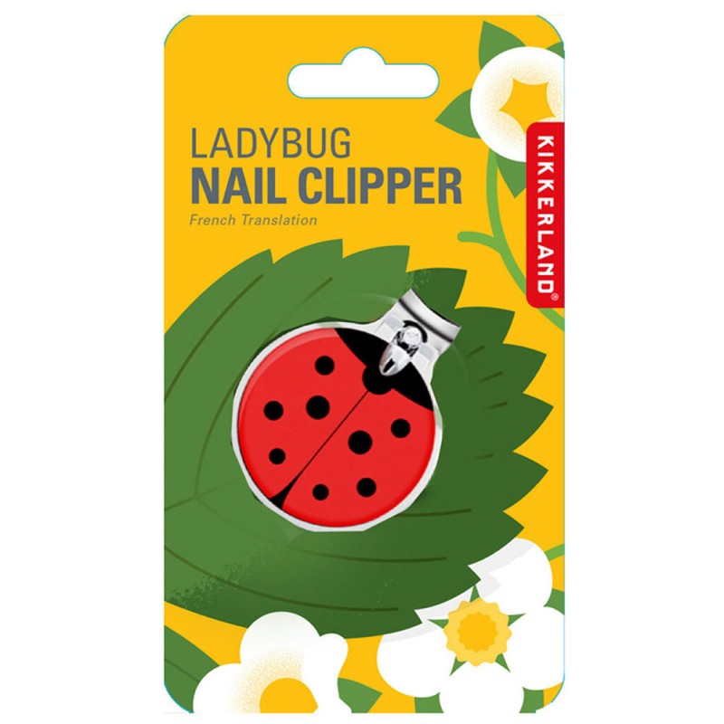 Mantén tus uñas cortas con este pequeño cortaúñas con forma de mariquita. Su diseño fácil de sostener facilita el cuidado. Inclu