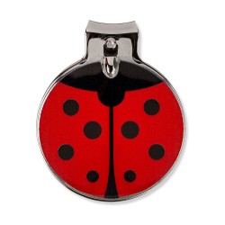 Mantén tus uñas cortas con este pequeño cortaúñas con forma de mariquita. Su diseño fácil de sostener facilita el cuidado. Inclu