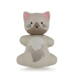 Los portacepillos Flipper de la colección Fun Animals se unen fácilmente a tu espejo o cualquier cristal, con solo un movimiento