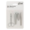 Este set de manicure es ideal para el cuidado de uñas en casa o durante tus viajes. Incluye herramientas esenciales como cortaúñ