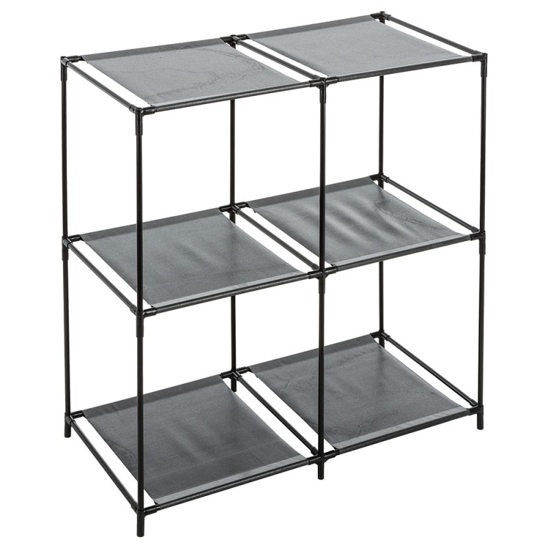 Mantén todo en su lugar con este práctico estante con 4 compartimentos, ideal para organizar artículos en baños, cocinas, habita