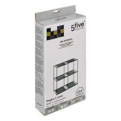 Mantén todo en su lugar con este práctico estante con 4 compartimentos, ideal para organizar artículos en baños, cocinas, habita