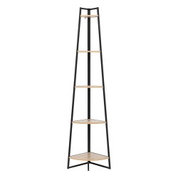 Aprovecha cada rincón con el Estante Esquinero de 5 Niveles Aliaj, ideal para mantener tu baño, cocina o área de lavado siempre 