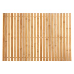 Dale a tu baño un toque natural y elegante con el Tapete de Baño de Bambú, ideal para quienes buscan estilo, higiene y funcional