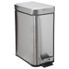 Organiza tus espacios con estilo gracias al Bote de Basura Rectangular de 5 litros, ideal para baños, cocinetas, recámaras u ofi