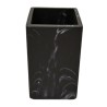 Vaso multiusos Dublin elaborado en poirrecina color negro. Diseño marmoleado de fácil limpieza, ayudara a mantener limpio y orga