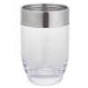Vaso multiusos Valencia elaborado en acrilico transparente color plata, practico, ligero, ideal para adultos y niños, garantiza 