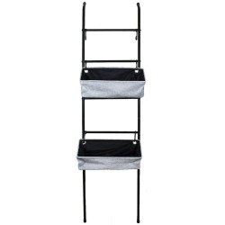 Mantén tu hogar ordenado con estilo con este práctico Rack Organizador con 2 Canastos. Ideal para baños, recámaras, lavanderías 