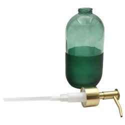 El dispensador cápsula con diseño moderno y compacto, es ideal para jabón líquido o gel antibacterial, su forma ergonómica permi