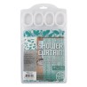 Dale un toque natural y fresco a tu baño con la Cortina para Baño Hojas. Su diseño con estampado de hojas crea un ambiente relaj