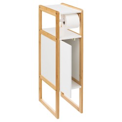Funcionalidad natural con un diseño moderno. El Portarrollos con Porta Celular Natureo es el accesorio perfecto para complementa