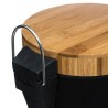 Dale un toque orgánico y elegante a tus espacios con el Bote de Basura Natureo de 3 litros. Su diseño limpio y contemporáneo, co