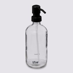 Fabricado en vidrio resistente, su diseño elegante y funcional añade un toque cálido y sofisticado a cualquier baño combinando e