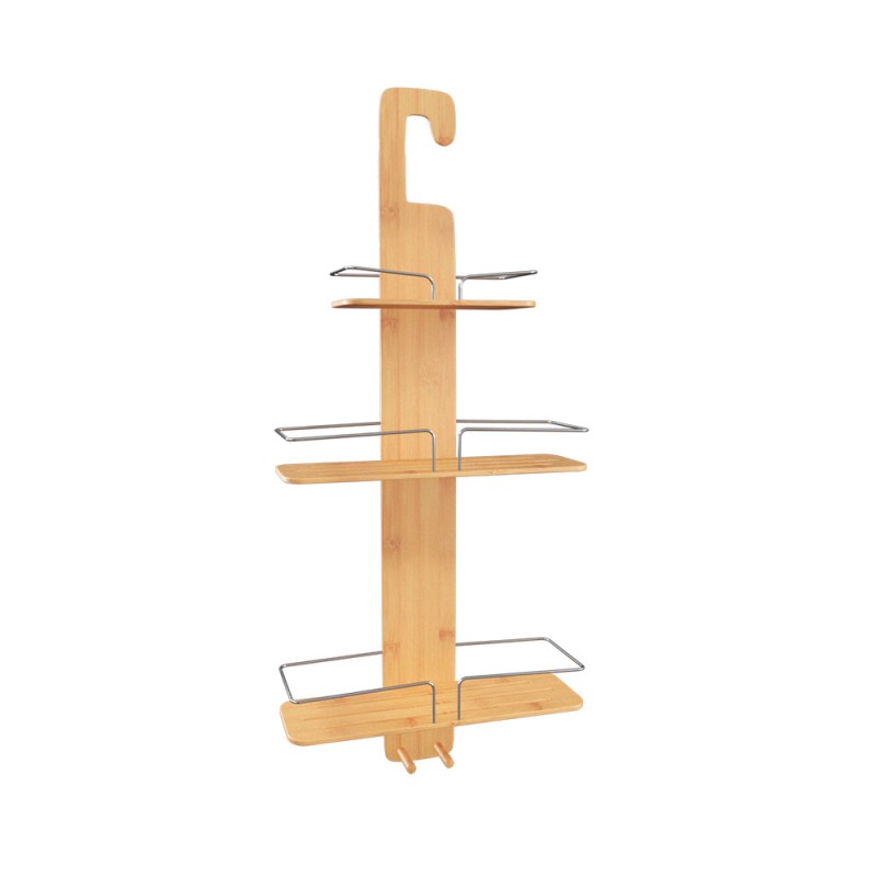 Mantén tu regadera organizada y funcional con el Caddy de Ducha de 3 Niveles, ideal para almacenar shampoo, jabones, esponjas y 