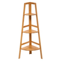 Aprovecha cada rincón de tu baño o cocina con el Esquinero Ángulo de 3 Niveles, ideal para mantener tus productos organizados si