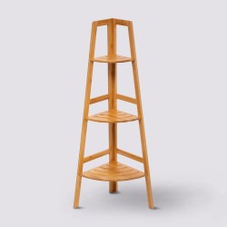 Aprovecha cada rincón de tu baño o cocina con el Esquinero Ángulo de 3 Niveles, ideal para mantener tus productos organizados si