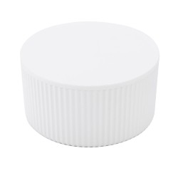Algodonera y organizador multiusos Sevilla blanco, ideal para decorar tu espacio. Hecha de plástico con textura en relieve. Esti
