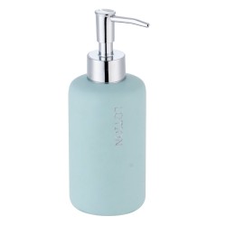 Perfecto para jabón líquido o loción corporal, su diseño minimalista y textura natural lo hacen ideal para baños de estilo conte