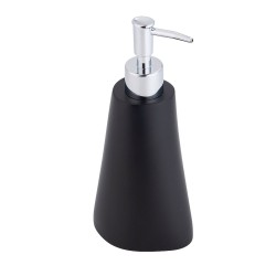 Dosificador Holanda para jabón líquido o gel antibacterial con capacidad de 325ml. Hecho de poliresina. Estilo moderno y geométr