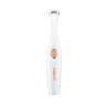 Suaviza y refresca la piel del área alrededor de los ojos con el masajeador vibrador con calentamiento True Glow. Funciona con b