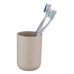 Mantén tu espacio de baño organizado con el Vaso Dental Brasil, ideal para cepillos de dientes, pasta dental o enjuagues. Su dis