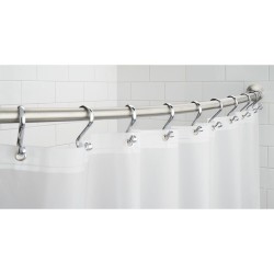 Optimiza el espacio dentro de tu regadera con el Tubo de Cortina para Baño Curvo, diseñado para ofrecer mayor amplitud y comodid