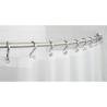 Optimiza el espacio dentro de tu regadera con el Tubo de Cortina para Baño Curvo, diseñado para ofrecer mayor amplitud y comodid