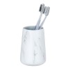 Decorativo vaso para cepillos de dientes para guardar los cepillos y la pasta de dientes Ideal para baño y aseo para huéspedes. 