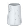 Decorativo vaso para cepillos de dientes para guardar los cepillos y la pasta de dientes Ideal para baño y aseo para huéspedes. 