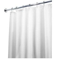 Se limpia fácilmente, pero se adapta perfectamente a sus necesidades de ducha o bañera. Se puede utilizar como cortina decorativ