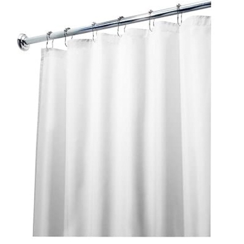 Se limpia fácilmente, pero se adapta perfectamente a sus necesidades de ducha o bañera. Se puede utilizar como cortina decorativ