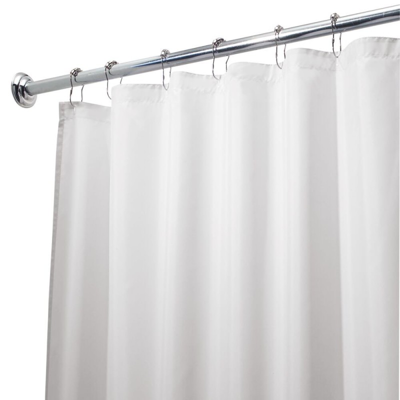 La tela 100% poliéster resistente a las arrugas de alta calidad le da a su bañera o ducha una apariencia elegante. Ideal para ba