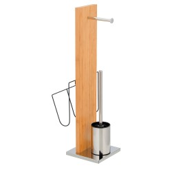 Optimiza el espacio en tu baño con el Portarrollos y Revistero Portofino, un accesorio 2 en 1 que combina funcionalidad con dise