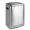 Cubo de basura de alta calidad con función de pedal para la cocina, el baño, el aseo o la oficina. Con pedal extra grande y meca