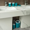 El juego de accesorios de baño de 6 piezas está hecho de plástico duradero y súper fuerte, que es ligero y fácil de limpiar, pue