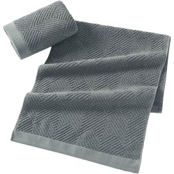 Toallas de mano hechas de 100% algodón importado de alta calidad para suavidad, resistencia a desgarros y máxima absorción. Esta