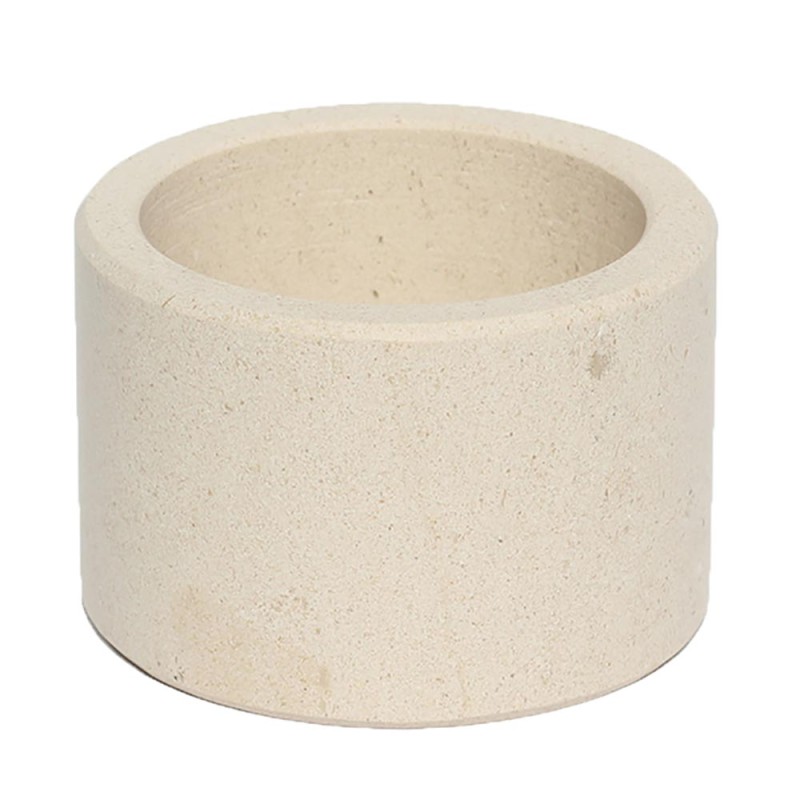 Porta vaso de mármol bellagio fabricado a mano, ideal para decoración del baño para dar un toque maduro y femenino, sin perder l