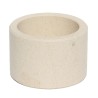 Porta vaso de mármol bellagio fabricado a mano, ideal para decoración del baño para dar un toque maduro y femenino, sin perder l