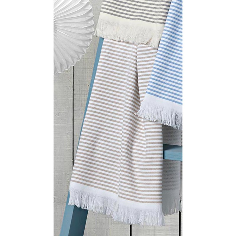 Toalla muy ligera, suave y de rápida absorción. 100% algodón, es ideal para para la decoración de tu baño y por sus textura y te