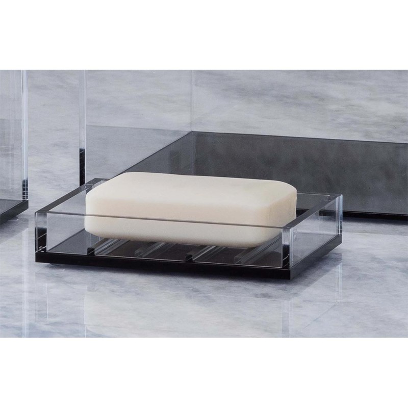 Agrega un toque moderno a tu baño con la Jabonera Doble Tono, diseñada para mantener tu jabón siempre a la mano y en su lugar. S