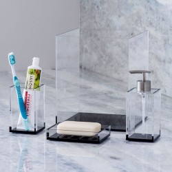 Mantén tus cepillos de dientes organizados con estilo con el Portacepillos Sttelli. Su diseño moderno y funcional se adapta perf