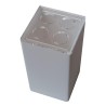 El porta cepillos Wintech tiene un diseño cuadrado, con paredes color transparente y con espacio suficiente para hasta 4 cepillo