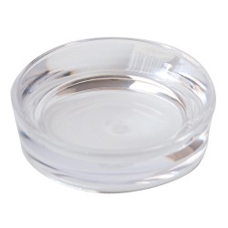 La jabonera Wintech doble pared transparente tiene un diseño redondo , es resistente y fácil de usar. Moderno y elegante diseño 