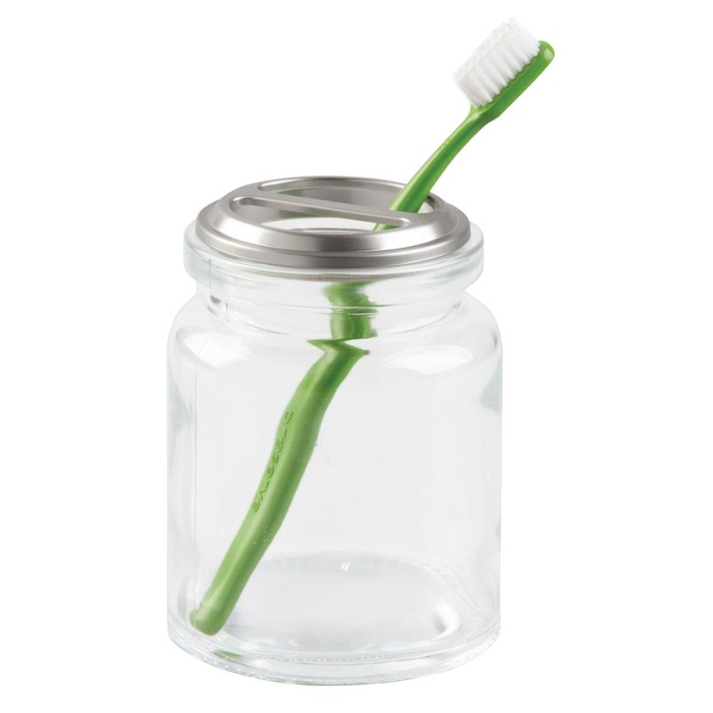 Mantén tu baño ordenado y elegante con el Portacepillos Westport, diseñado para almacenar cepillos de dientes y pasta dental de 