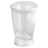 Vaso transparente multipropósitos, es un complemento ideal para tu kit de baño. Este vaso organizador está hecho de plástico dur