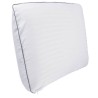 Almohada Estandar en Satin Stripe Blanco de algodón Body Cushion; distribuye de manera efectiva los puntos de presión para propo