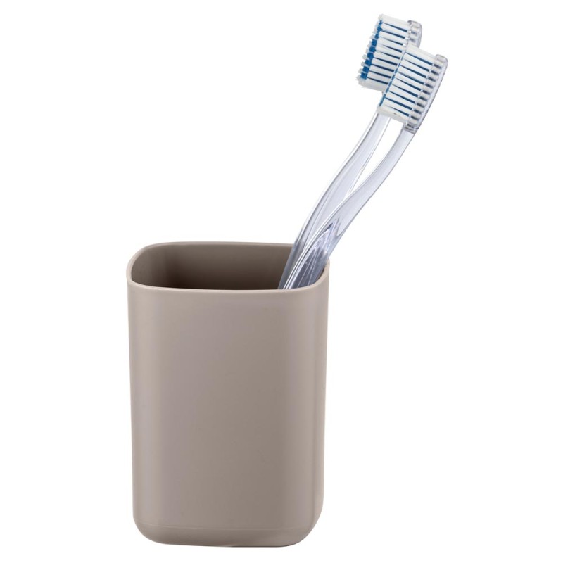 Dale un toque contemporáneo a tu baño con el Vaso Dental Barcelona, ideal para organizar cepillos de dientes, pasta dental o peq