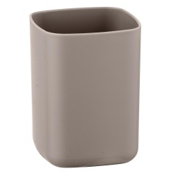 Dale un toque contemporáneo a tu baño con el Vaso Dental Barcelona, ideal para organizar cepillos de dientes, pasta dental o peq