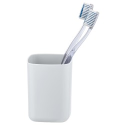 Dale un toque contemporáneo a tu baño con el Vaso Dental Barcelona, ideal para organizar cepillos de dientes, pasta dental o peq